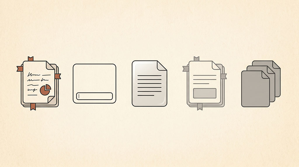 Five-stage diagram showing how strategic work gets progressively genericised when run through AI without context — from contextual brand work through to regression toward average, with a feedback loop indicating the cycle repeats.
